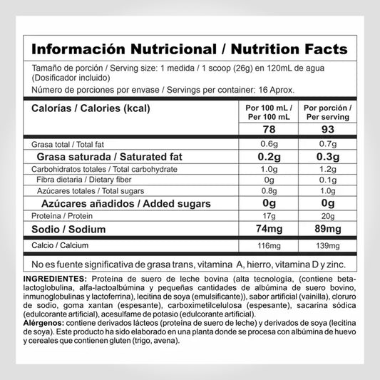 1 LB Bi Pro Classic - Vainilla