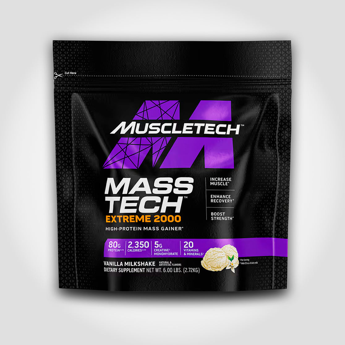 20 LB Mass Tech Extreme 2000 - Muscletech - Vainilla Milkshake