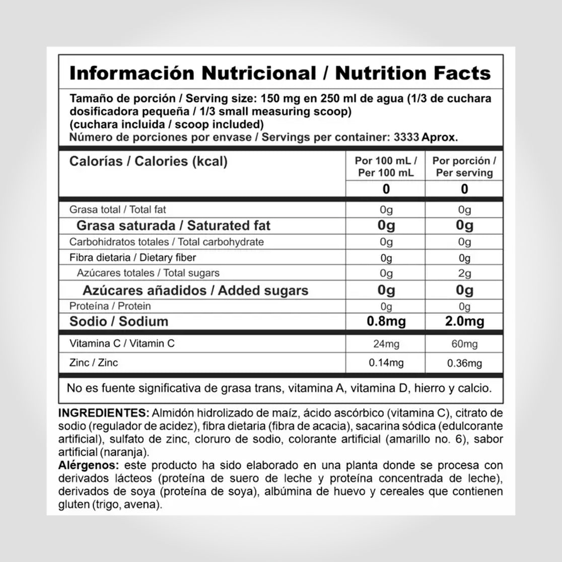 Nutra C- Megaplex - 500gr - Naranja