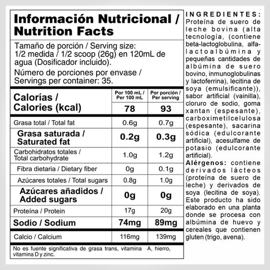 Bi pro life 2 lb vainillla