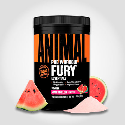 1 LB Pre Workout Fury - Animal - 30 Serv - Sandia