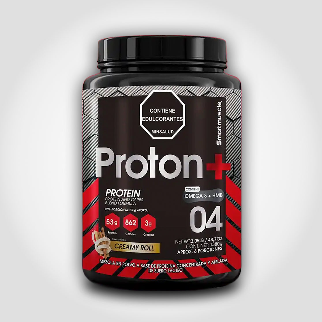 3LB Proton gaines- Smartmuscle - sabor creamy rol