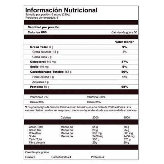 3LB proton gainer - Smartmuscle - Vainilla