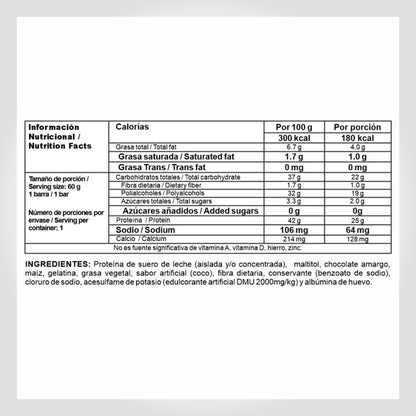 Fit Bar - Caja 12 UNDS - Coco