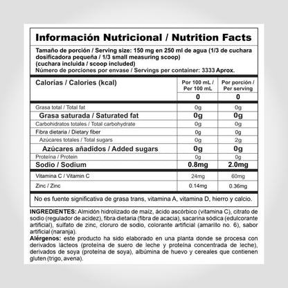 Nutra C- Megaplex - 500gr - Naranja