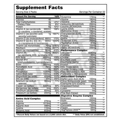 UNIVERSAL - ANIMAL PAK - 44 sobres