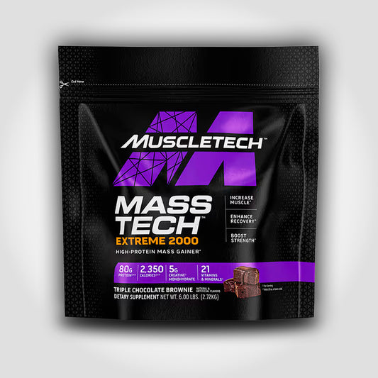 6LB MASS TECH EXTREME - MUSCLETECH - Triple Chocolate Brownie